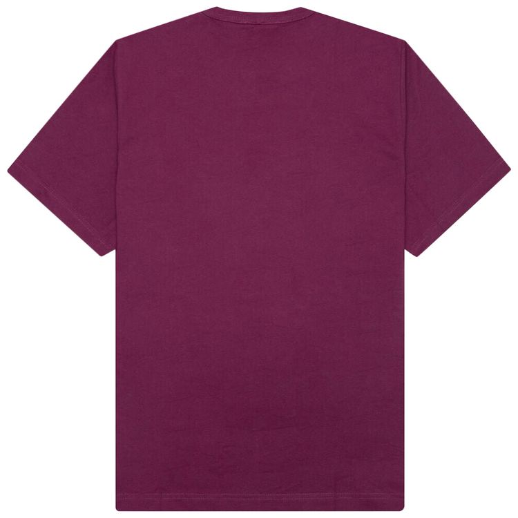 Helmut Lang Scribble Logo Tee Raspberry