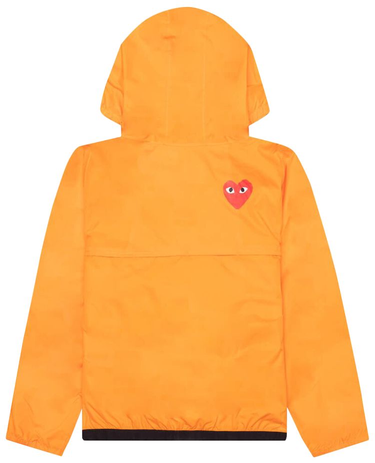 Comme des Garcons PLAY Kids x K Way Half Zip Jacket Orange