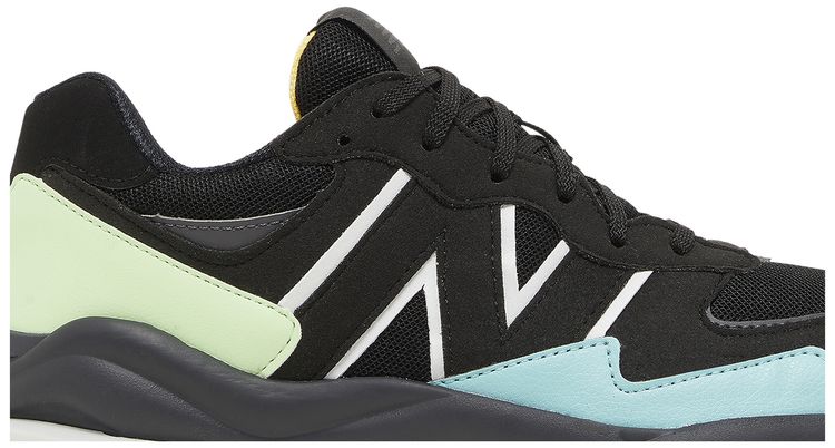 New Balance 5740 Big Kid Black Vibrant Spring Glow