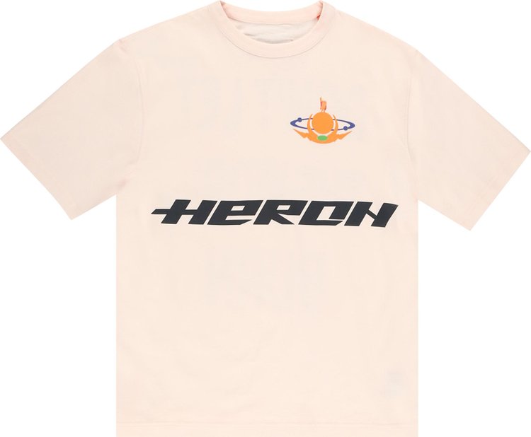 Heron Preston Globe Burn T-Shirt 'Pink'