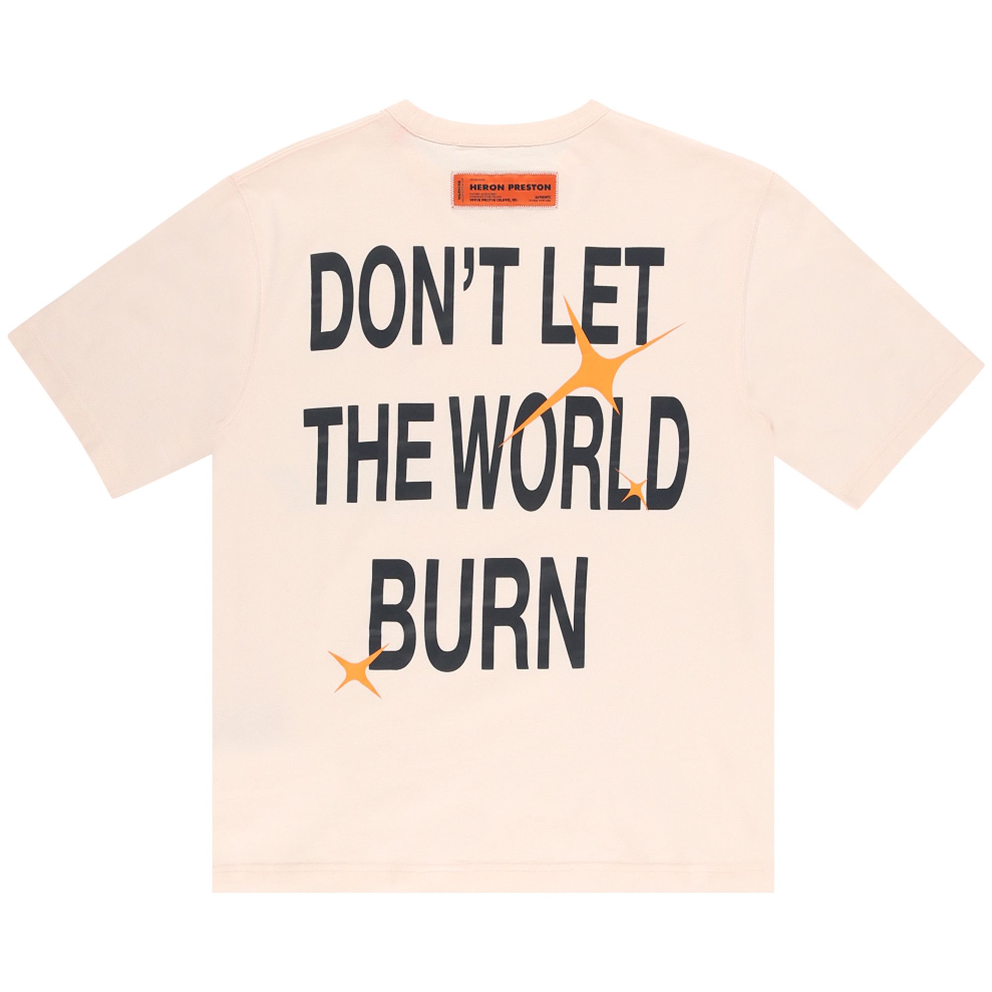 Buy Heron Preston Globe Burn T-Shirt 'Pink' - HMAA032F23JER0173010