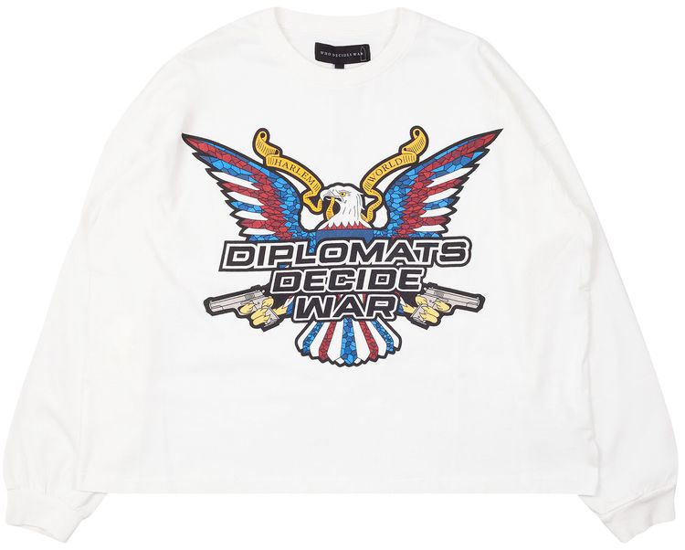 Who Decides War Diplomats Decide Crewneck Cloud