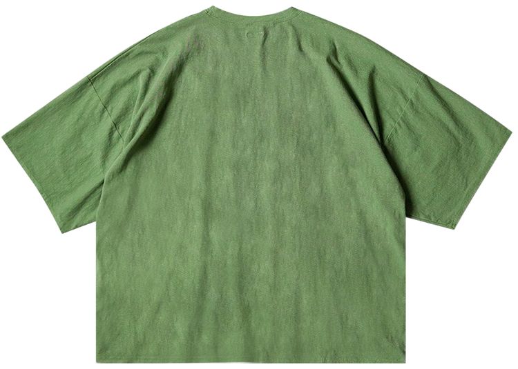 Kapital Denim Repair Huge Jersey T Shirt Green