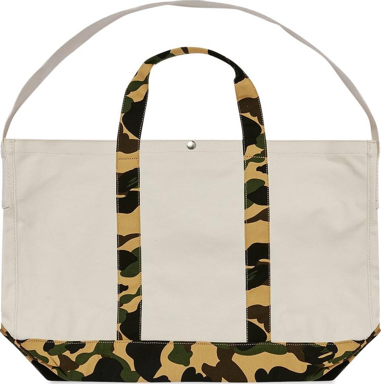 BAPE 1st Camo Tote Bag Yellow