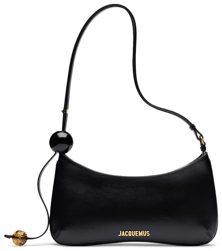Buy Jacquemus Le Bisou Perle Shoulder Bag 'Black' 231BA057 3000 990