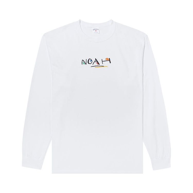 Noah Painter Long Sleeve Tee White