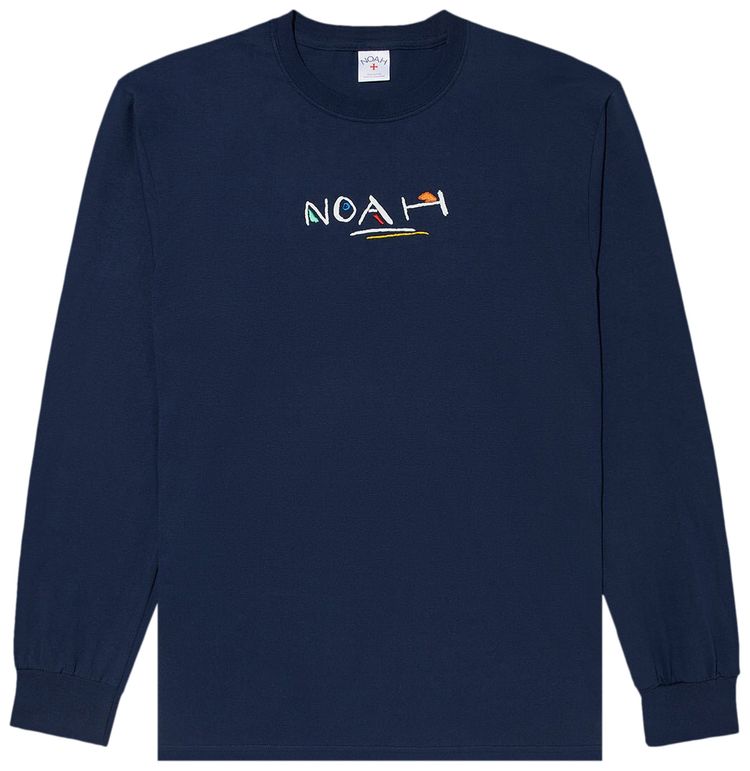 Noah Painter Long Sleeve Tee Navy