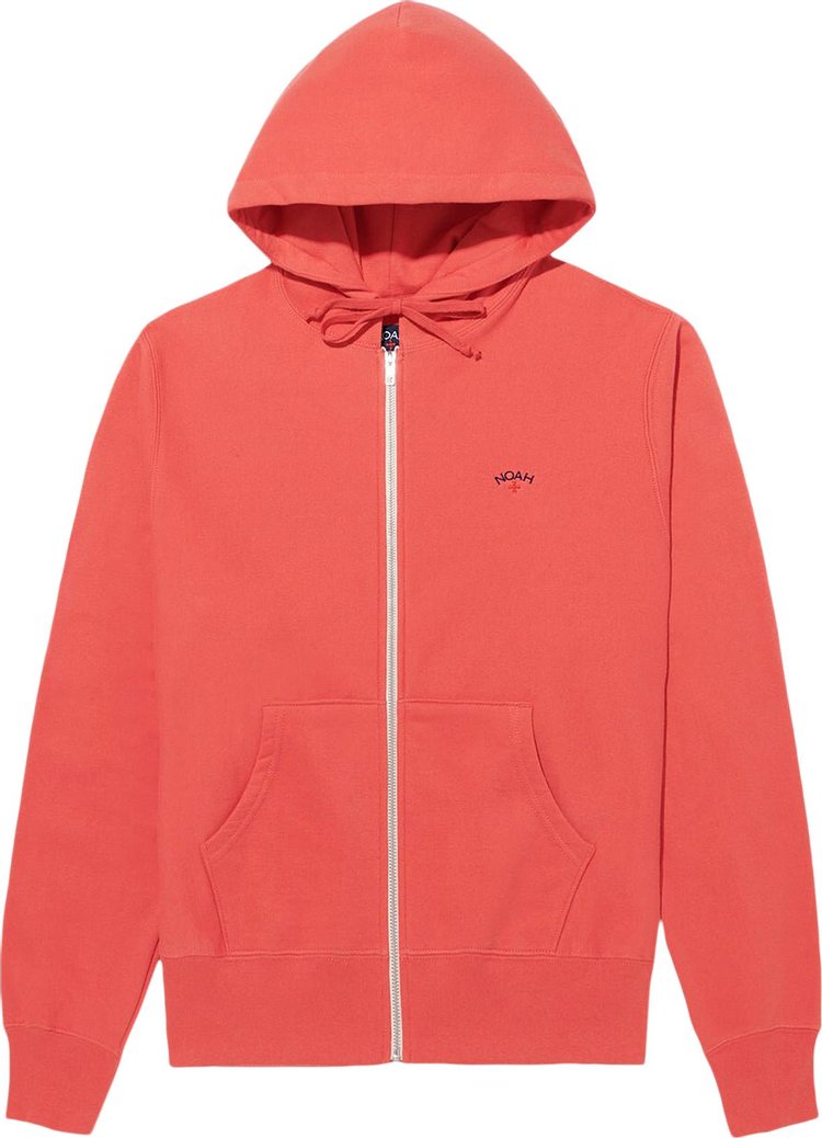 Noah Lightweight Zip Up Sweatshirt Blushred