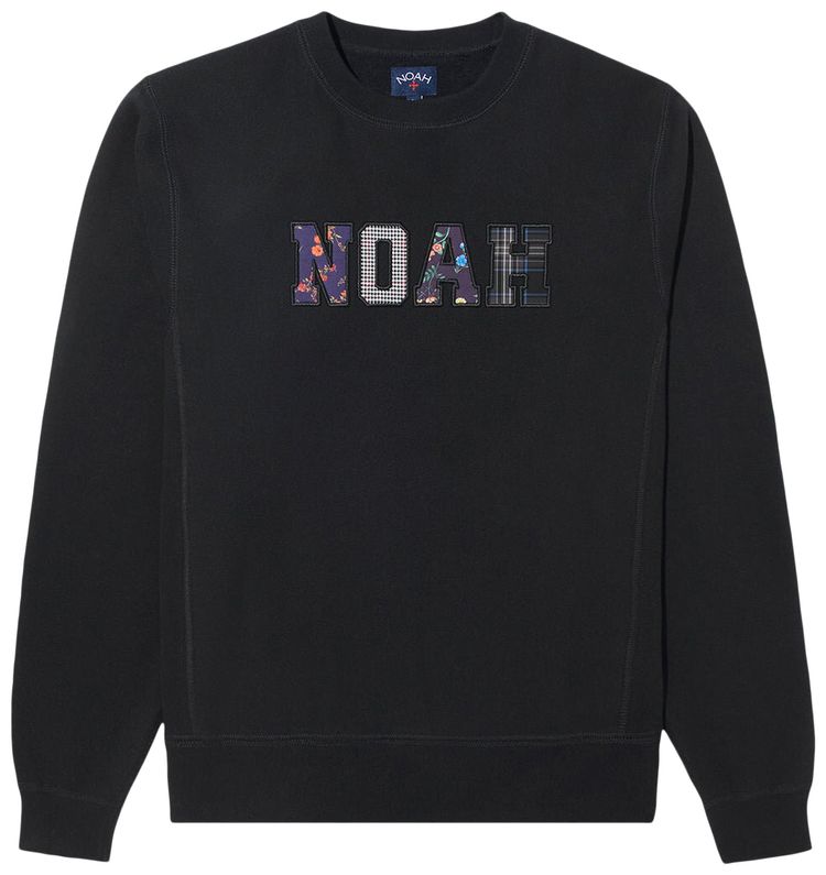 Noah Applique Logo Crewneck Black