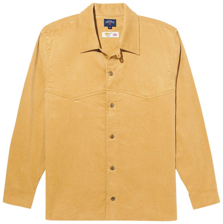 Noah Western Corduroy Shirt Tan