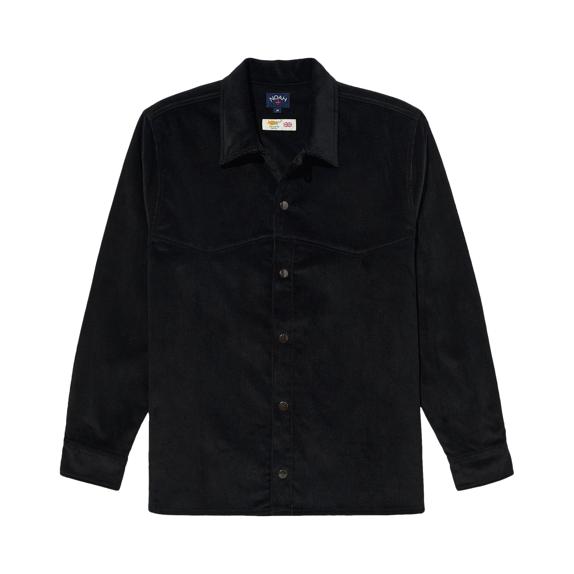 Noah Western Corduroy Shirt 'Black'