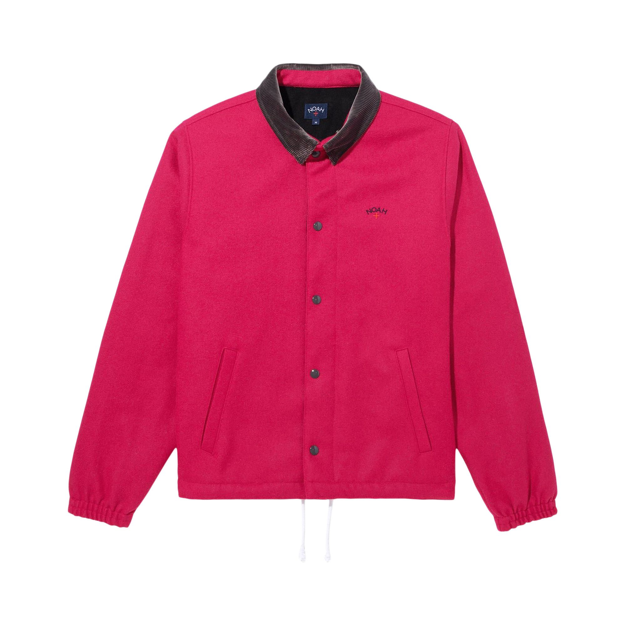 Buy Noah Campus Jacket 'Raspberry' - 0W044FW23 RASP | GOAT