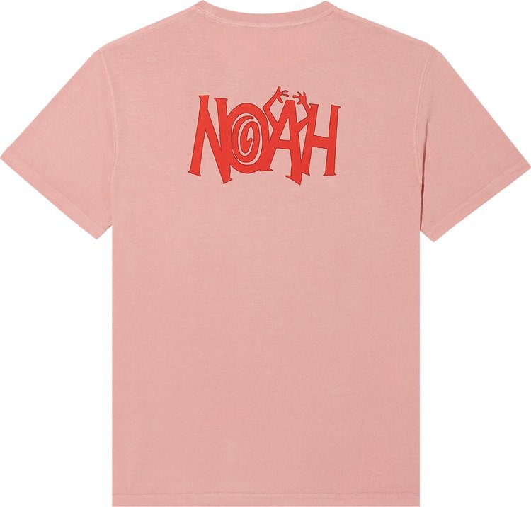 Noah Chaos Pocket T Shirt Rose