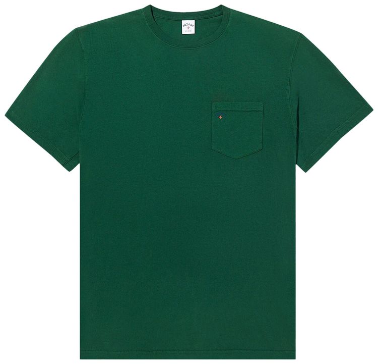 Noah Core Logo Pocket T Shirt Spartan Green