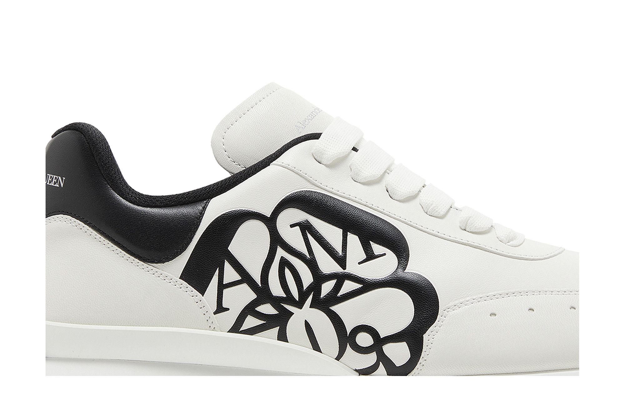 Buy Alexander McQueen Sprint Runner 'White Black' - 691342