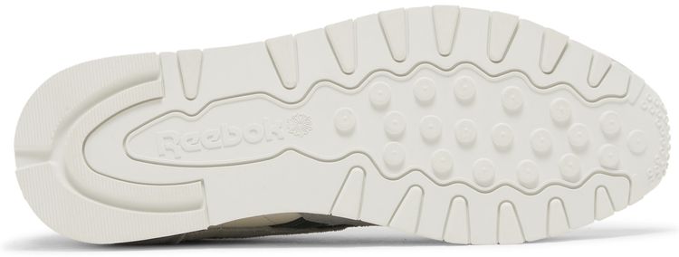 Reebok Classic Leather Pure Grey Dark Green