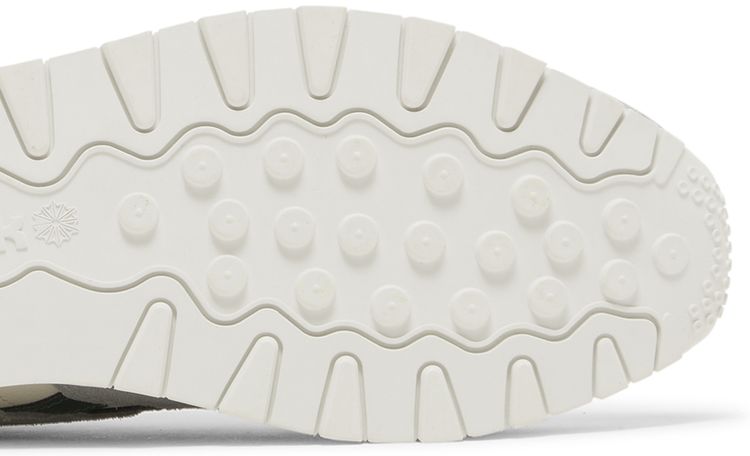 Reebok Classic Leather Pure Grey Dark Green