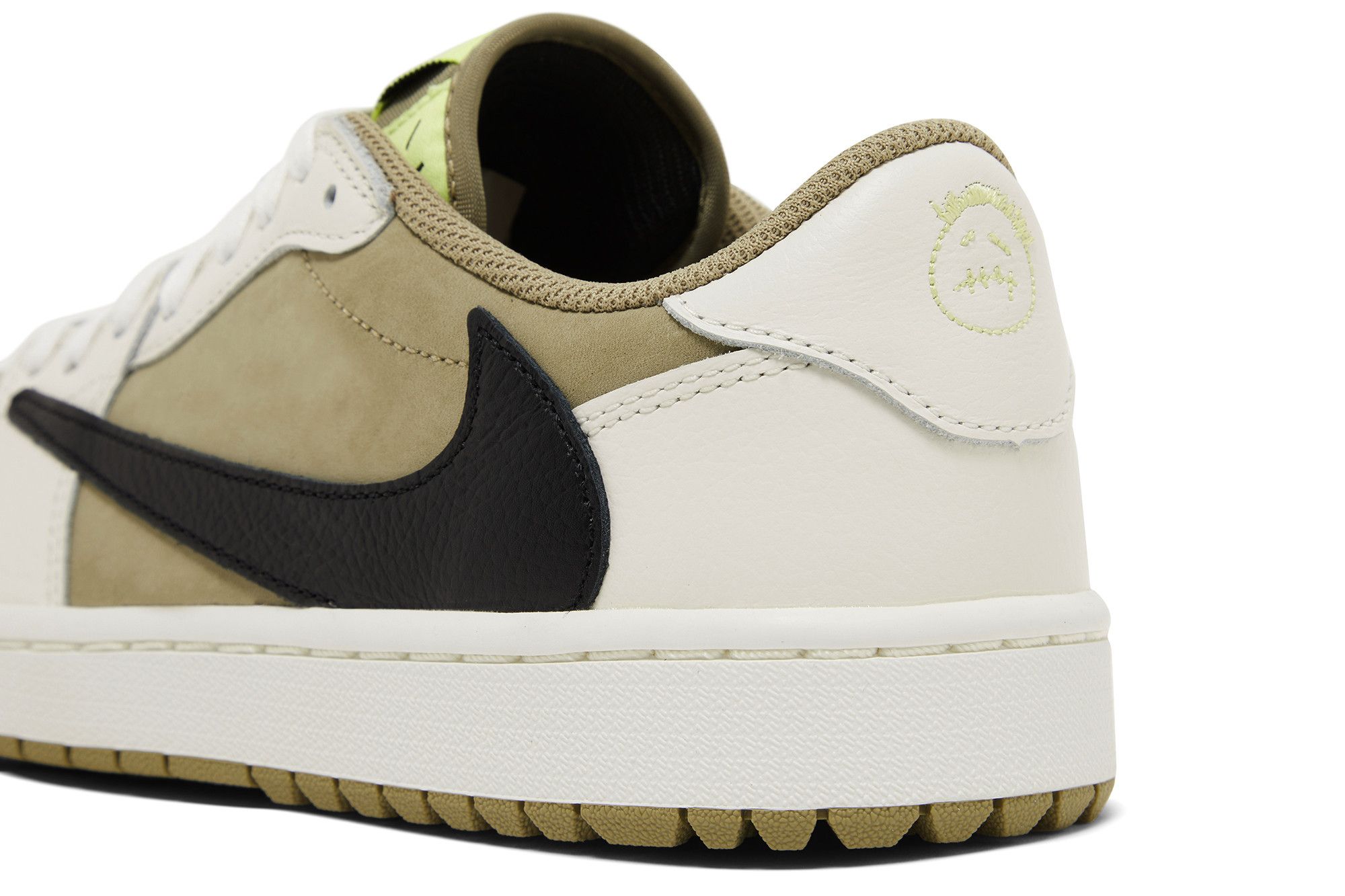Size 10.0 Travis Scott x Air Jordan 1 Low Golf Neutral Olive