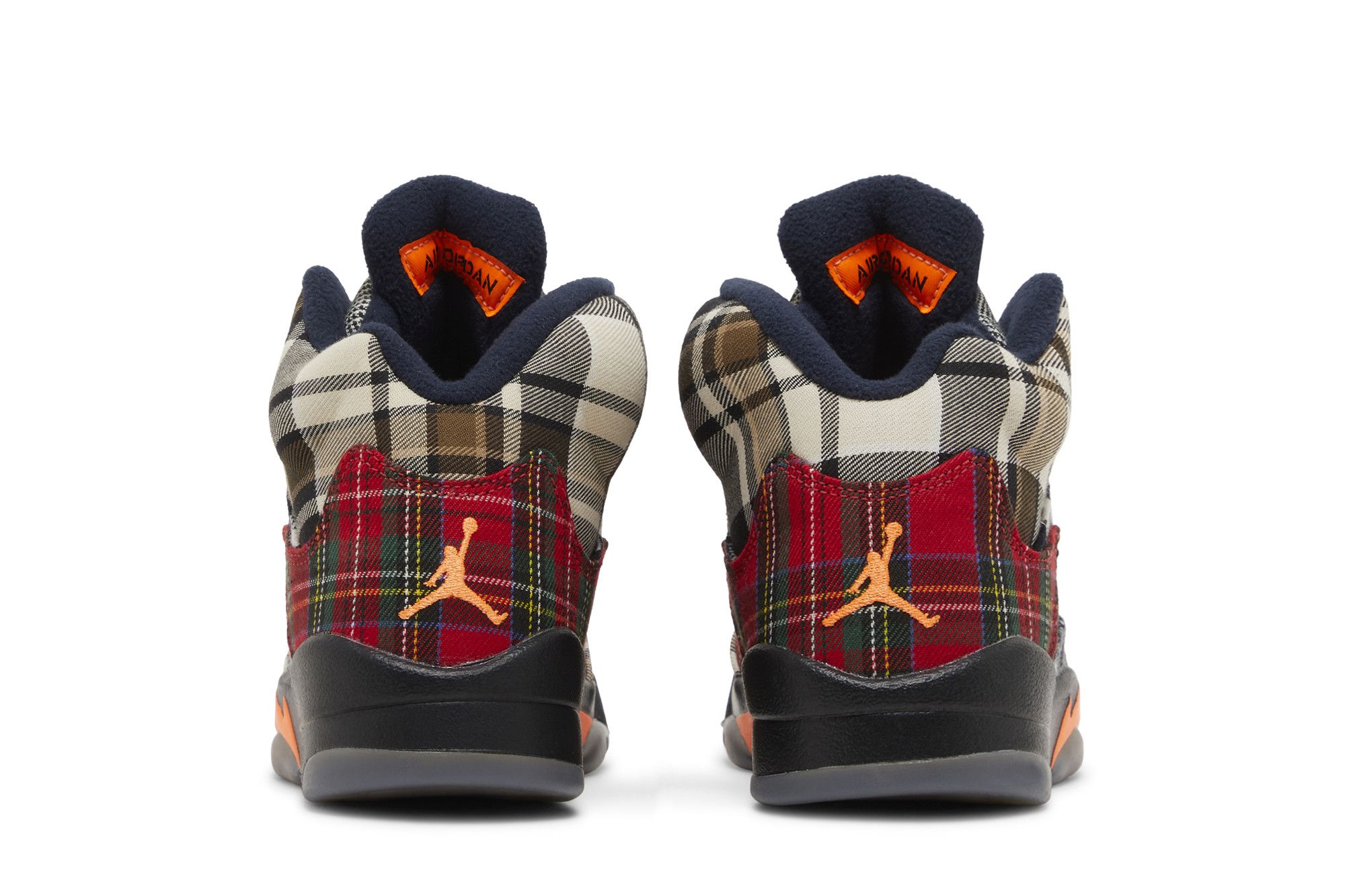 Plaid air jordans deals