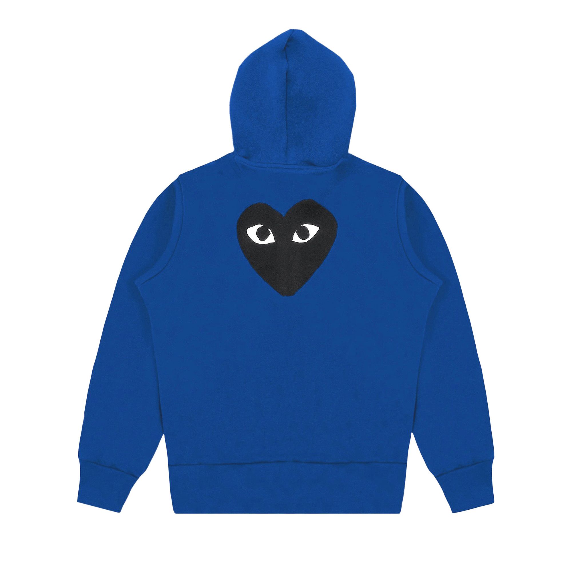 Buy Comme des Garçons PLAY Zip Up Hoodie 'Blue' - AZ T254 051 2 | GOAT