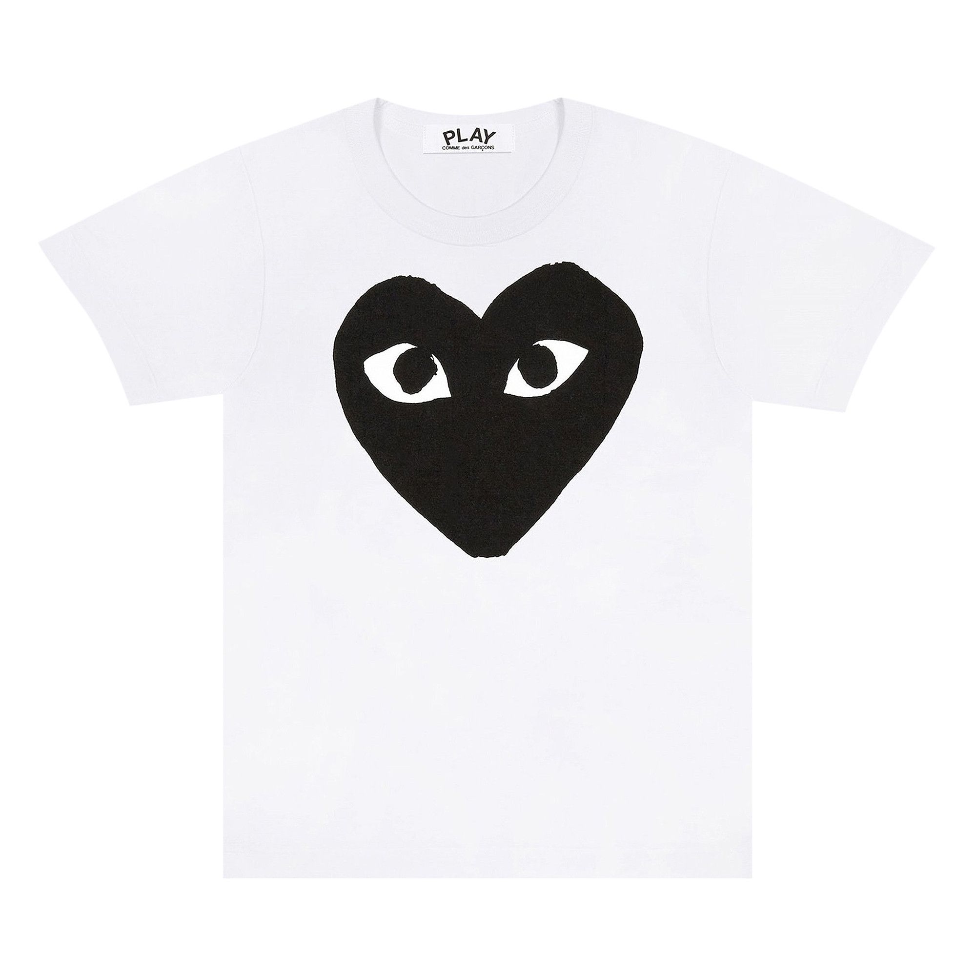 Buy Comme des Garcons PLAY Black Heart T Shirt White AZ T070 051 1 GOAT