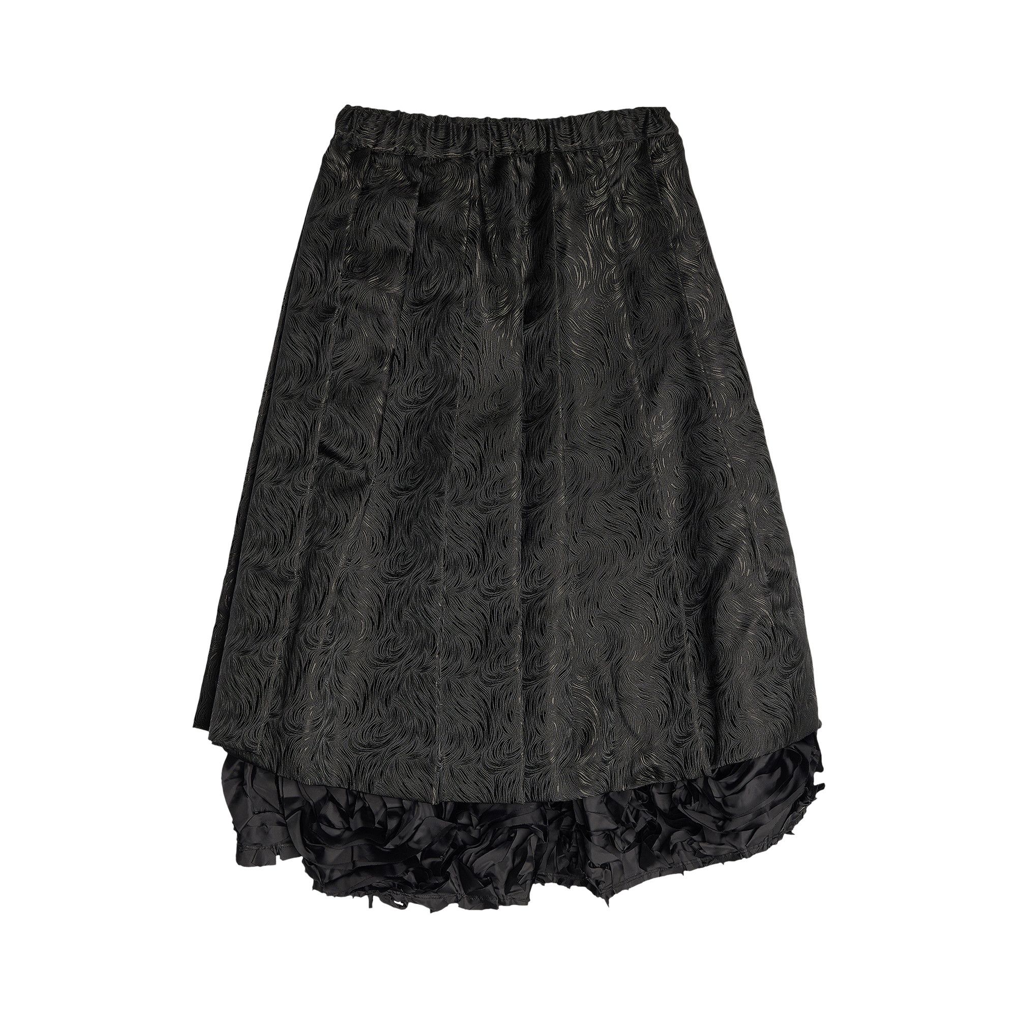 スカート black comme des garcons jacquard skirt Buy Comme des Garçons Jacquard Wave Pattern Skirt 'Black' - RL