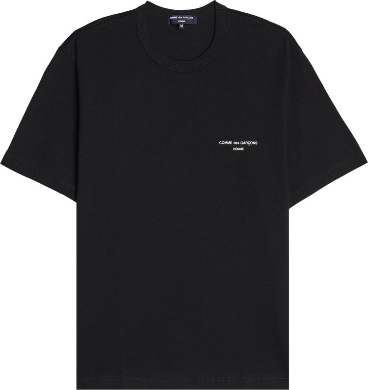 Comme des Garçons Homme Logo Print T-Shirt 'Black'
