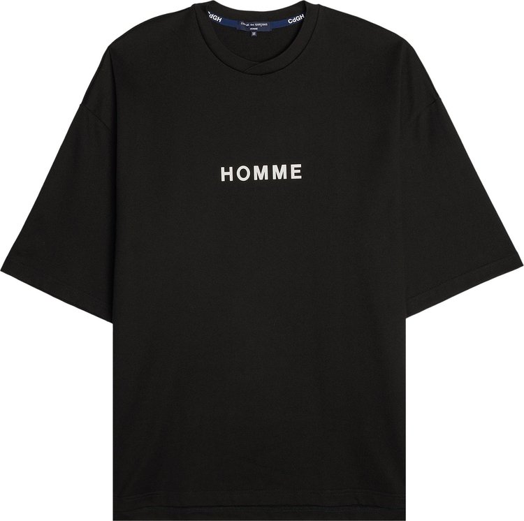 Comme des Garçons Homme Logo T-Shirt 'Black'