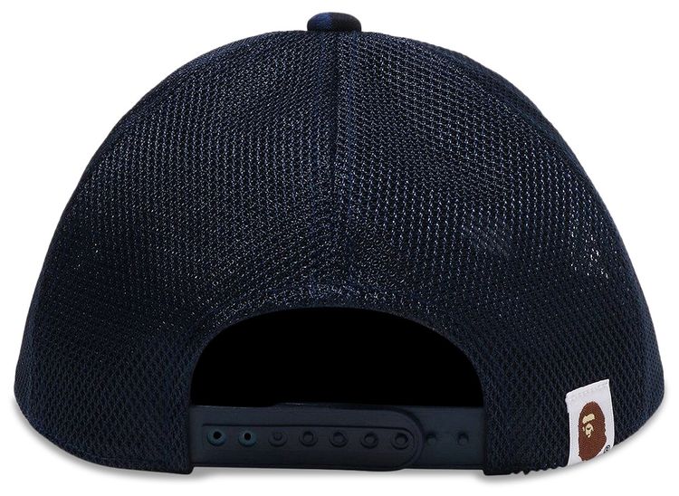 BAPE Color Camo College Mesh Cap Navy