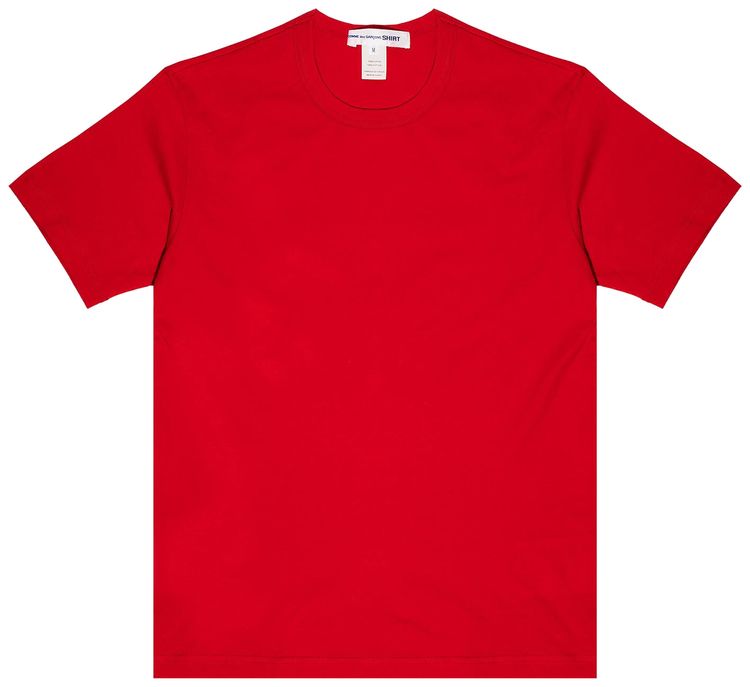 Comme des Garcons SHIRT Back Print T Shirt Red
