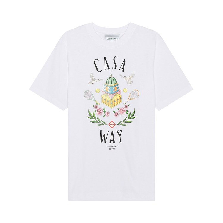Casablanca Casa Way Printed T-Shirt 'White'