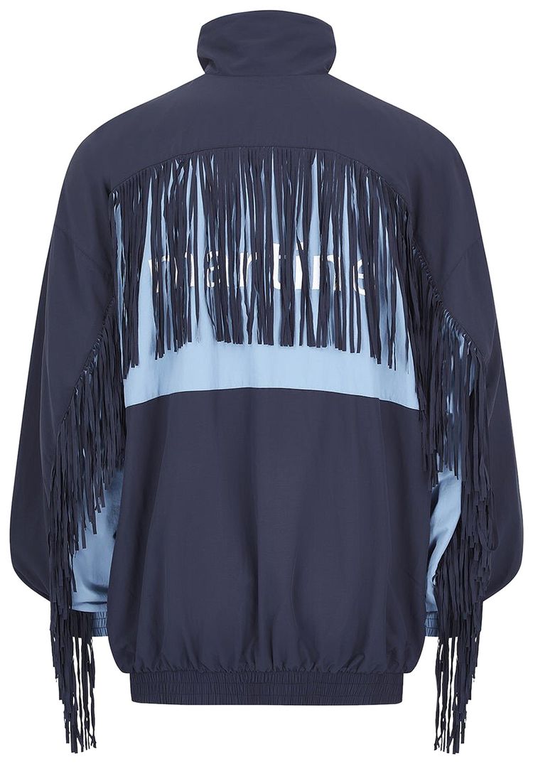 Martine Rose Fringe Track Jacket Navy