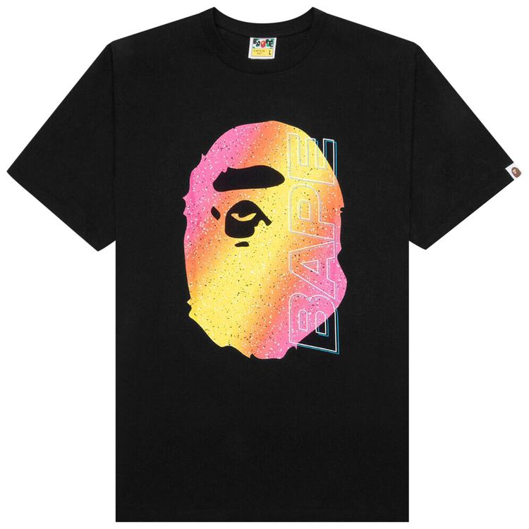 BAPE Electro Neon Tee Black