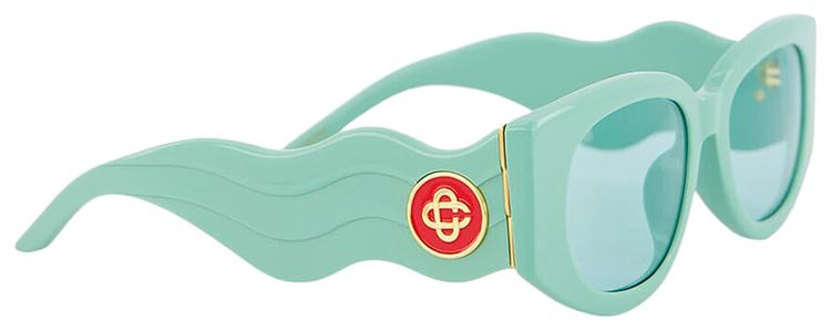 Casablanca Memphis Sunglasses MintYellow GoldMint