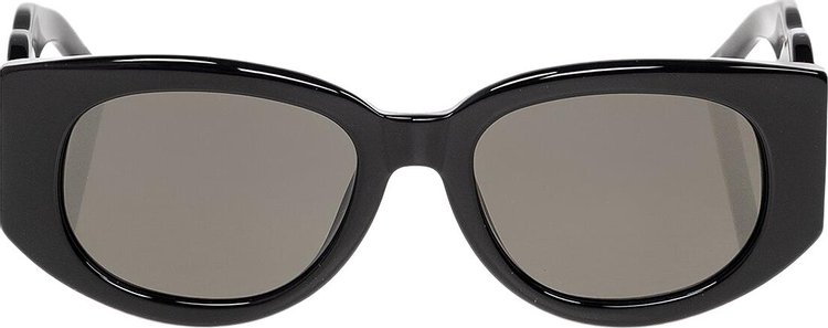 Casablanca Memphis Sunglasses 'Black/Yellow Gold/Solid Grey'