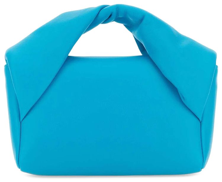 JW Anderson Medium Twister Leather Top Handle Bag Blue