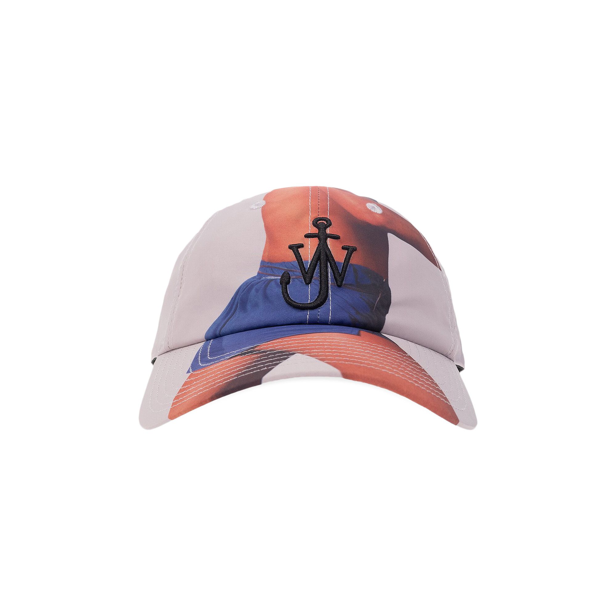 Buy JW Anderson Logo Printed Baseball Cap 'White' - AC0198