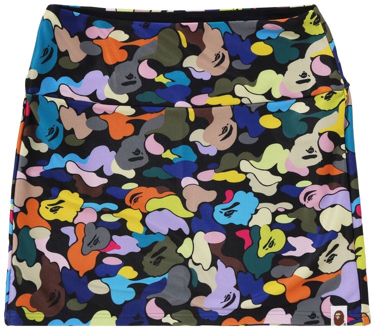 BAPE Multi Camo Mini Skirt Black