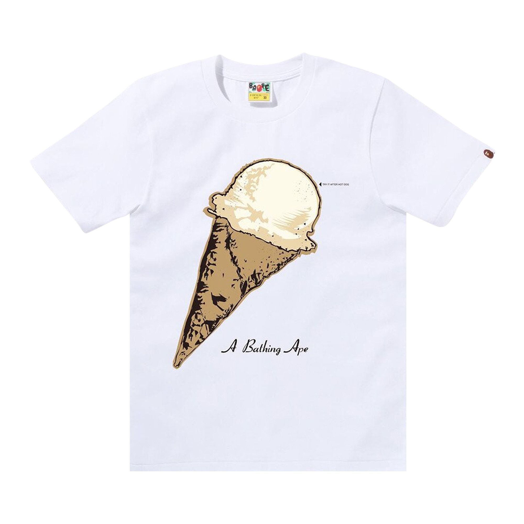 Buy BAPE Ice Cream Tee 'White' - 1J30 210 043 WHITE | GOAT DE