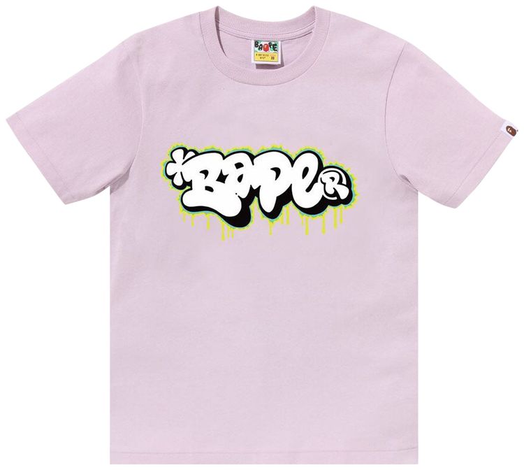BAPE Graffiti Logo Tee Purple