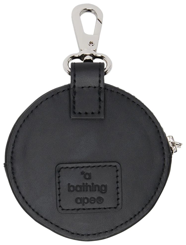 BAPE Baby Milo Crystal Stone Coin Case Black