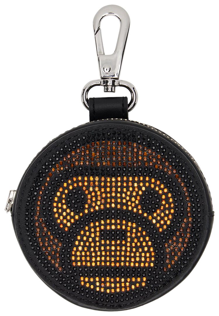 BAPE Baby Milo Crystal Stone Coin Case Black