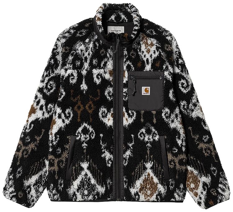 Carhartt WIP Prentis Liner Jacket Baru JacquardBlackBlack