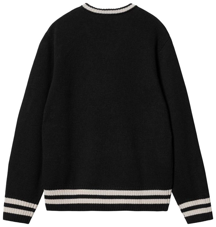 Carhartt WIP Stanford Sweater BlackSalt