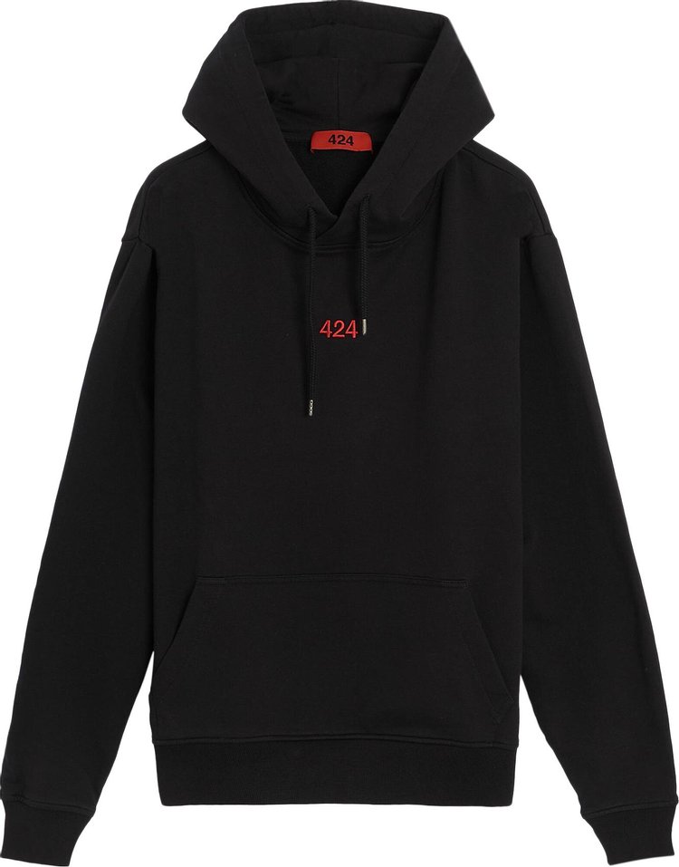 424 Regular Fit Hoodie 'Black'