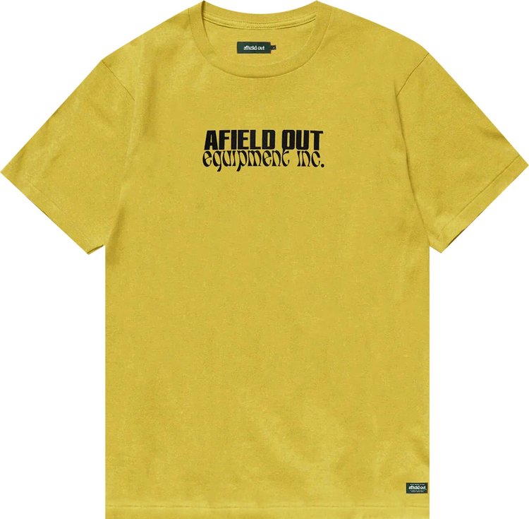 Afield Out Supply Short-Sleeve Tee 'Yellow'