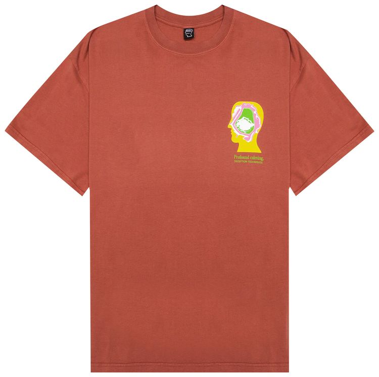 Brain Dead Profound Calming Technique Tee Orange