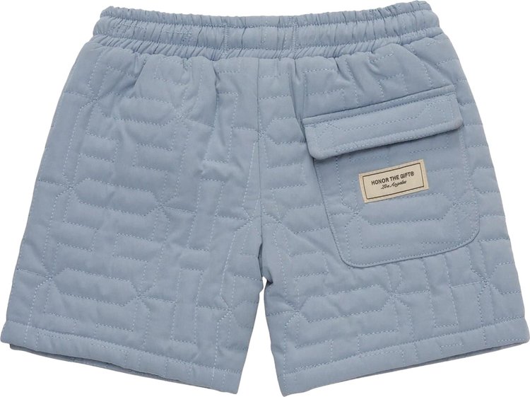 Honor The Gift Kids Nylon Quilted Shorts Slate