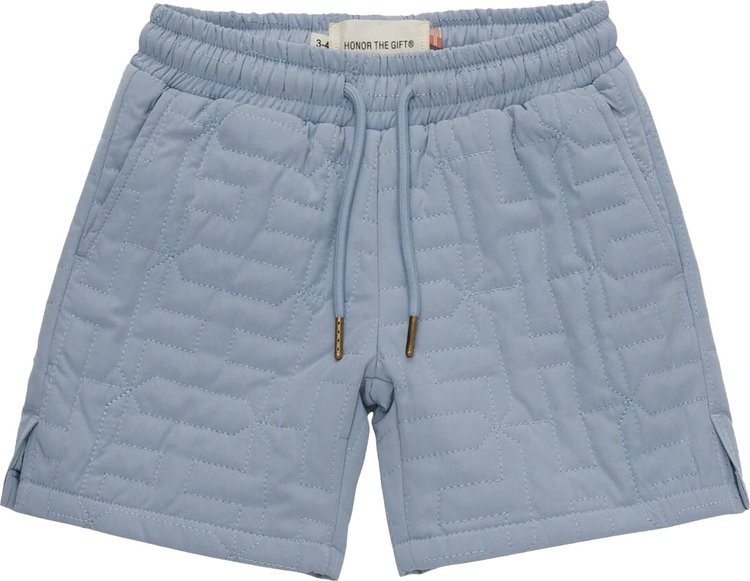 Honor The Gift Kids Nylon Quilted Shorts 'Slate'