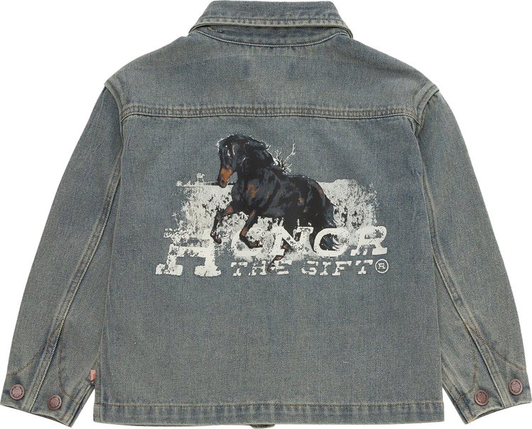 Honor The Gift Kids Stallion Chore Jacket Light Indigo